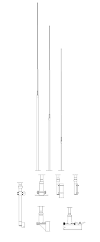 AT74DS23-3 HF Antenna 7,4meter